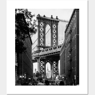 NYC Dumbo Manhattan Bridge Photo Posters and Art